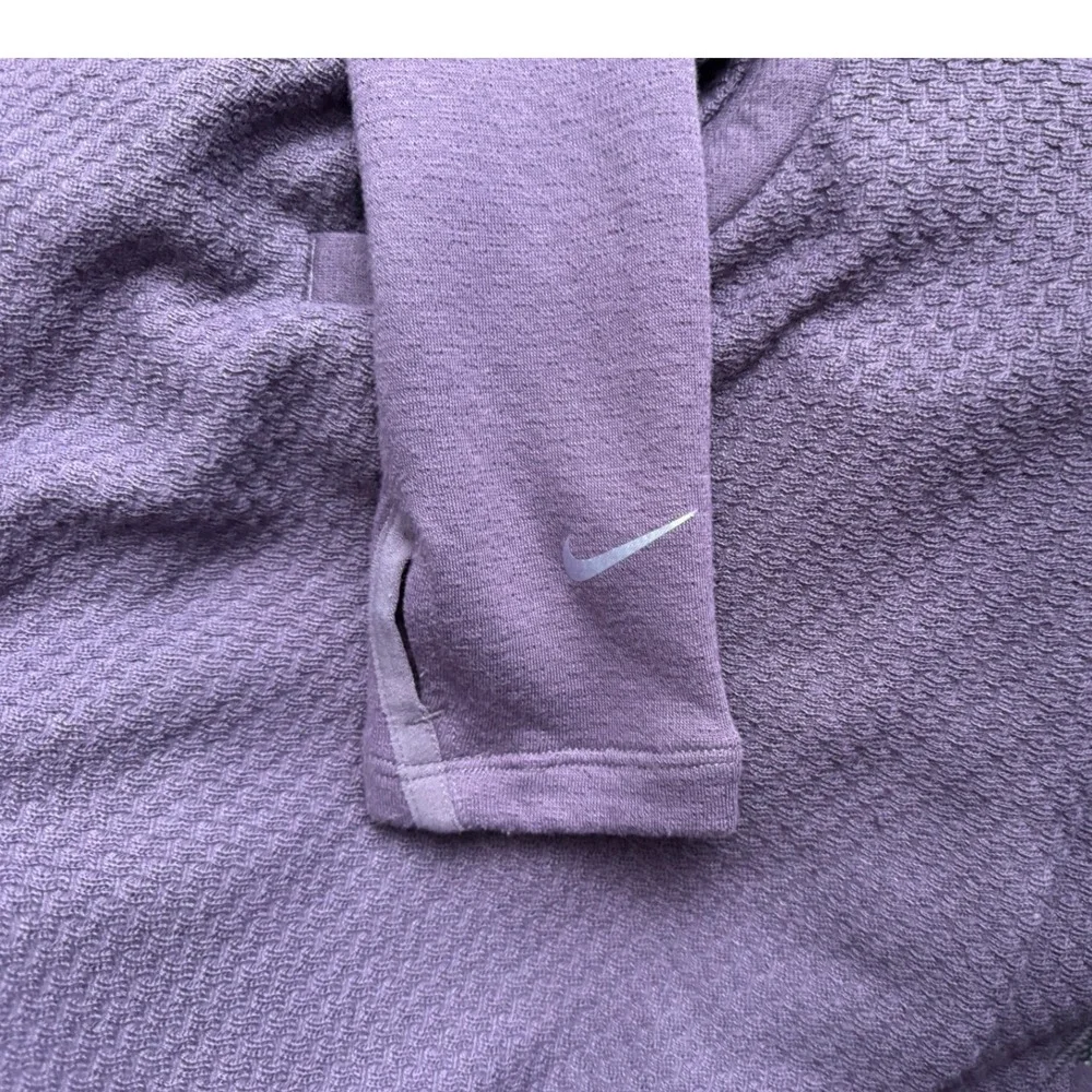 Nike Dri-FIT‎ Wrap Jacket Asymmetrical Cowl Neck Purple Size Medium Activewear
